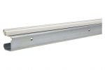 Stumdomų durų bėgelis HETTICH TopLine2, prisukamas, cinkuotas, spl. balta, 2 m, 1479