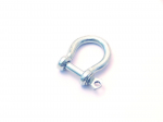 Apkaba POSAMO VAUKA, 8mm, i&scaron;lenkta, plienas, galvanizuotas cinku