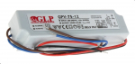 LED transformatorius GLP Gpv-75-12, 75 W, 6A,  DC 12 V, AC 100-240 V, IP67, plastikinis, 162 x 42 x