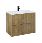 Vonios spintelės komplektas ELITA Set Asano 80, 65,3 x 80,8 x 46 cm, apatinė, pakabinama, su praustu