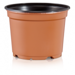 Plastikinis vazonėlis, GPVCB14, 14 cm., auk&scaron;tis 10,6 cm.