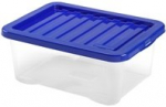 Plastikinė daiktadėžė su užspaudėju HEIDRUN 1682, 18 l
