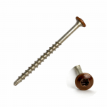 Terasiniai medsraigčiai FASTSHIFTER, 4,5 x 65 mm, plačia galvute, su grąžteliu, nerūd. plieno SS410,
