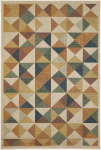 Kilimas Sedona, 200 x 290 cm, 100% polipropilenas, tinkamas viduje ir lauke, rombai, spalvotas, 7509