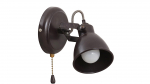 Kryptinis &scaron;viestuvas RABALUX Vivienne, E14, 1 x 15W, 230V, IP20, su jungikliu, metalinis, antikinės