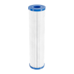 Vandens filtro kasetė USTM EL5M, 10", 5 &micro;m, klostuoto PP, daugkartinė, mechaninio valymo