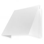 Oro angos dangtelis EUROPLAST LNM2020, 200 x 200 mm, baltas, metalinis