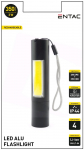 LED žibintuvėlis ENTAC En-2144, 3W (XPE) + 2W (COB), 350 lm, IP44,  pakraunamas nuo 220V, 1250 mAh (