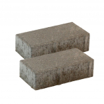Grindinio trinkelė BRIKERS PRIZMA 6, pilka, matmenys 200 x 100 x 60 mm, 1 m&sup2; - 50 vnt.