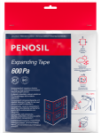 Savaime besiplečianti juosta PENOSIL&nbsp;Expanding&nbsp;Tape 600 Pa, 10/3-7 mm juoda, 8&nbsp;m/rul
