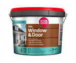 Langų rėmų ir durų dažai VIVACOLOR Villa Window & Door, 2,7 l, A bazė, pusiau blizgūs
