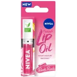 Puoselėjantis lūpų aliejus Nivea Caring Lip Oil, Pink Rock, 5,5 ml