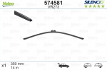 Automobilinis valytuvas VALEO SILENCIO AUDI, BMW, VW, PORSCHE TYL, 350 mm