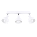 Lubinis &scaron;viestuvas SOLLUX ELBA 3, 3xE27, max 15 W LED, baltas