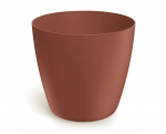 Plastikinis vazonas MATE, rudos sp., 16 x 15 cm