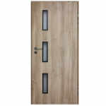 Durų varčia DOMIDOR ASTI, ąžuolo spalvos, su stiklu, 844 x 2030 mm, de&scaron;inė