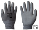 Sodo ir darbo pir&scaron;tinės Bradas PURE GRAY, 8 dydis, 6 vnt.