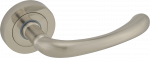 Durų rankena LION, apvali, nikelio spalvos
