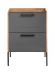 Vonios spintelė COMAD MADERA GREY 820 FSC, pilka