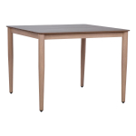 Lauko stalas MEDINA 101,5x100x76 cm, smėlio spalvos