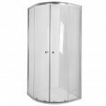 Du&scaron;o kabina Invena Vitoria, pusapvalė, be padėklo, 90 cm x 90 cm x 180 cm