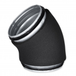 Izoliuota ortakio alkūnė su tarpinėmis IF09-BFS45-125, DN125, 45&deg;