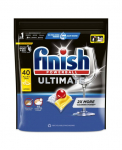 Indaplovių tabletės FINISH ULTIMATE LEMON, 40 vnt