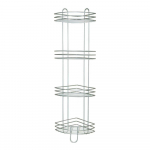 Vonios lentynėlė RAYEN, kampinė, 4 auk&scaron;tų, 95 x 22 x 22 cm