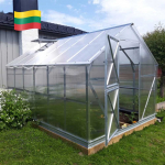 &Scaron;iltnamis GASPADINĖ, 6 mm polikarbonato danga, 2.64 x 6 m, 15.84 kv.m