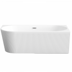 Akrlinė vonia INVENA GLAMOUR, laisvai pastatoma, 170 x 80 x58 cm, baltos sp.