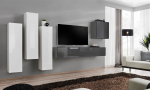 Sekcija Switch III, balta/tamsiai pilka