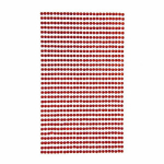 Dekoratyviniai lipnūs kristalai, 3 mm, 806 vnt., RED