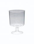 Vienkartinės taurės vynui, plastikinės, 200 ml, 10 vnt.