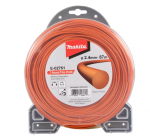Apvalus žoliapjovės pjovimo lynas MAKITA Plus, 2,4 mm x 87 m