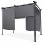 Pavėsinė Pergola SPRINT PLUS 290x290 cm, Anthracite/Grey