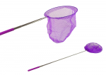 Tinklelis drugeliams gaudyti su teleskopine rankena, 85 cm, violetinis
