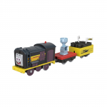Thomas and Friends motorizuotas teminis garvežiukas su vagonu 2022, įvairių dizainų