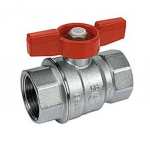 Rutulinis ventilis GIACOMINI, 1/2", vid/vid, trumpa rankena