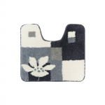 Tualeto kilimėlis BENEDOMO EARTH FLOWER, poliesteris,neslystanti apačia, 50 x 50 cm