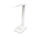 Stalinis LED &scaron;viestuvas HENSKE TS400, įkraunamas, sulankstomas, baltos sp 33,5x29,5x16,5cm