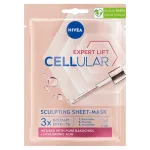 10 minučių lak&scaron;tinė veido kaukė Nivea Hyaluron Cellular Filler Contour, 1 vnt.