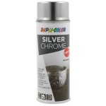 Pur&scaron;kiami dažai atsparūs auk&scaron;tai temperatūrai DUPLI-COLOR 150&deg;C, sidabrinio chromo efekto sp.,400 ml