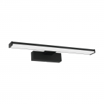Veidrodžių LED &scaron;viestuvas EGLO Pandella, IP44, 7,4W, 4000K, 900lm, juodos sp., 40 x h4 cm