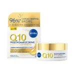 Dieninis veido kremas nuo rauk&scaron;lių su SPF15 Nivea Q10, SPF15, 50 ml