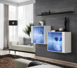 Sekcija Switch SB III su LED ap&scaron;vietimu, balta/juoda