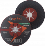 Betono/akmens &scaron;lifavimo diskas CORTEX Premium, 125 x 22 mm, P24, fibro