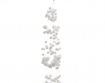Girlianda SNOW , baltos sp., 4 x 135 x 4 cm