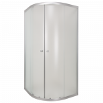 Du&scaron;o kabina Invena Vitoria, pusapvalė, be padėklo, 80 cm x 80 cm x 180 cm