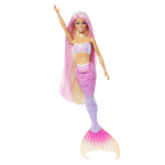 Lėlė BARBIE DREAMTOPIA MALIBU, undinėlė su &scaron;viesomis ir priedais