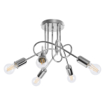 Lubinis &scaron;viestuvas LOOP 5 chromas, 5xE27, max 15 W LED, chromas